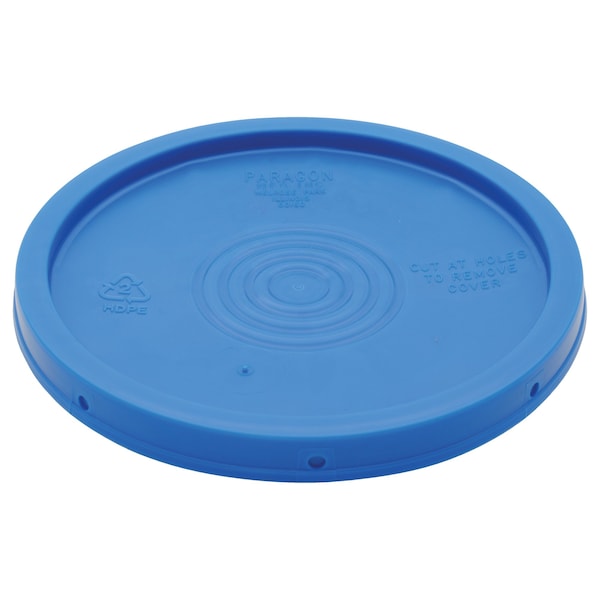Vestil Blue High Density Polyethylene (HDPE) Standard Lid, 12.5 in L, 12.5 in W, 1.5 H LID-54-PB - main